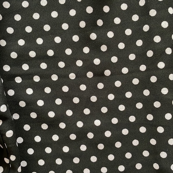 MICHAEL Michael Kors Black w/ Cream Polka Dot “Georgette” Jumpsuit - Picture 8 of 16